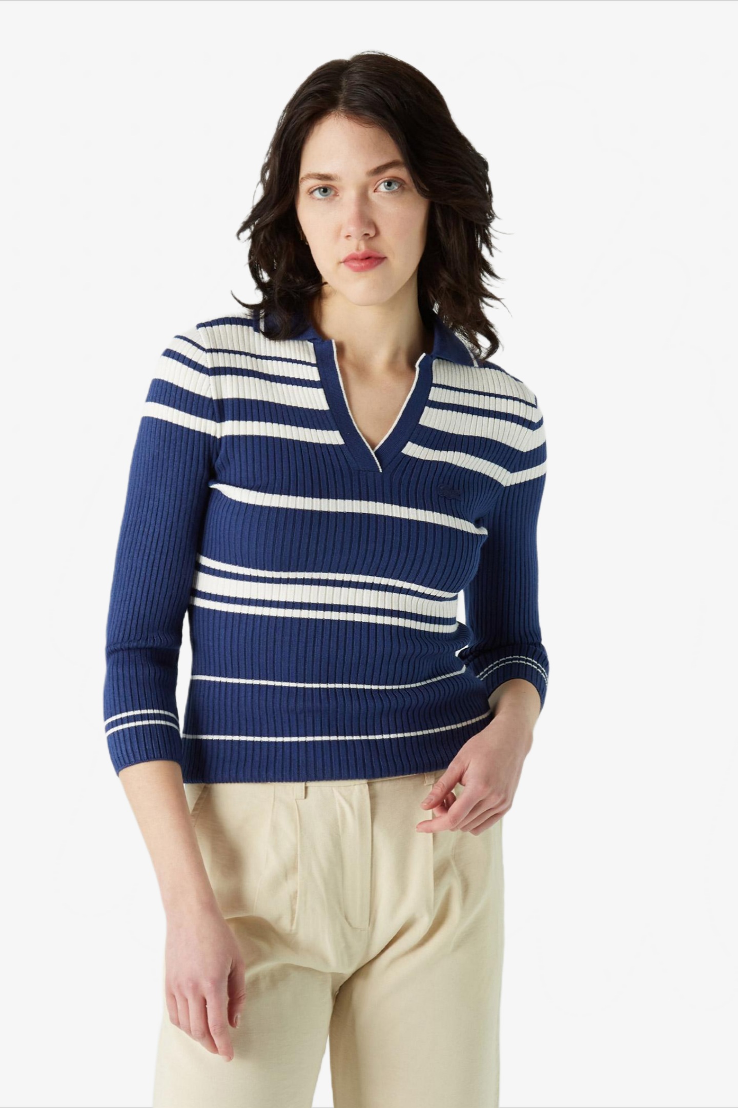 Женский свитер Синий 40 Lacoste AF015050B Женский свитер Синий 40 Lacoste AF015050B