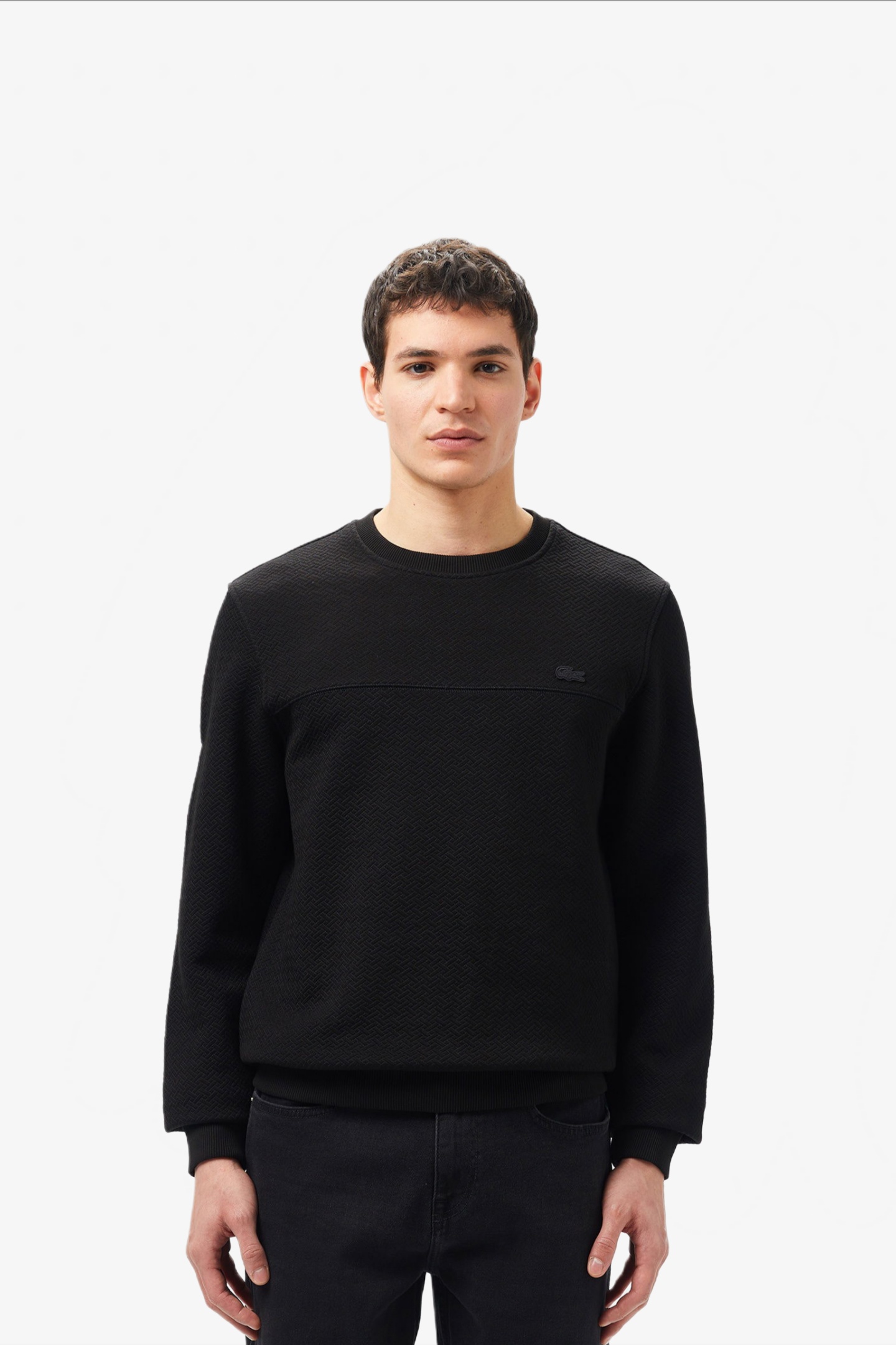 Мужская черная футболка Черный S Lacoste TH233333S Мужская черная футболка Черный S Lacoste TH233333S