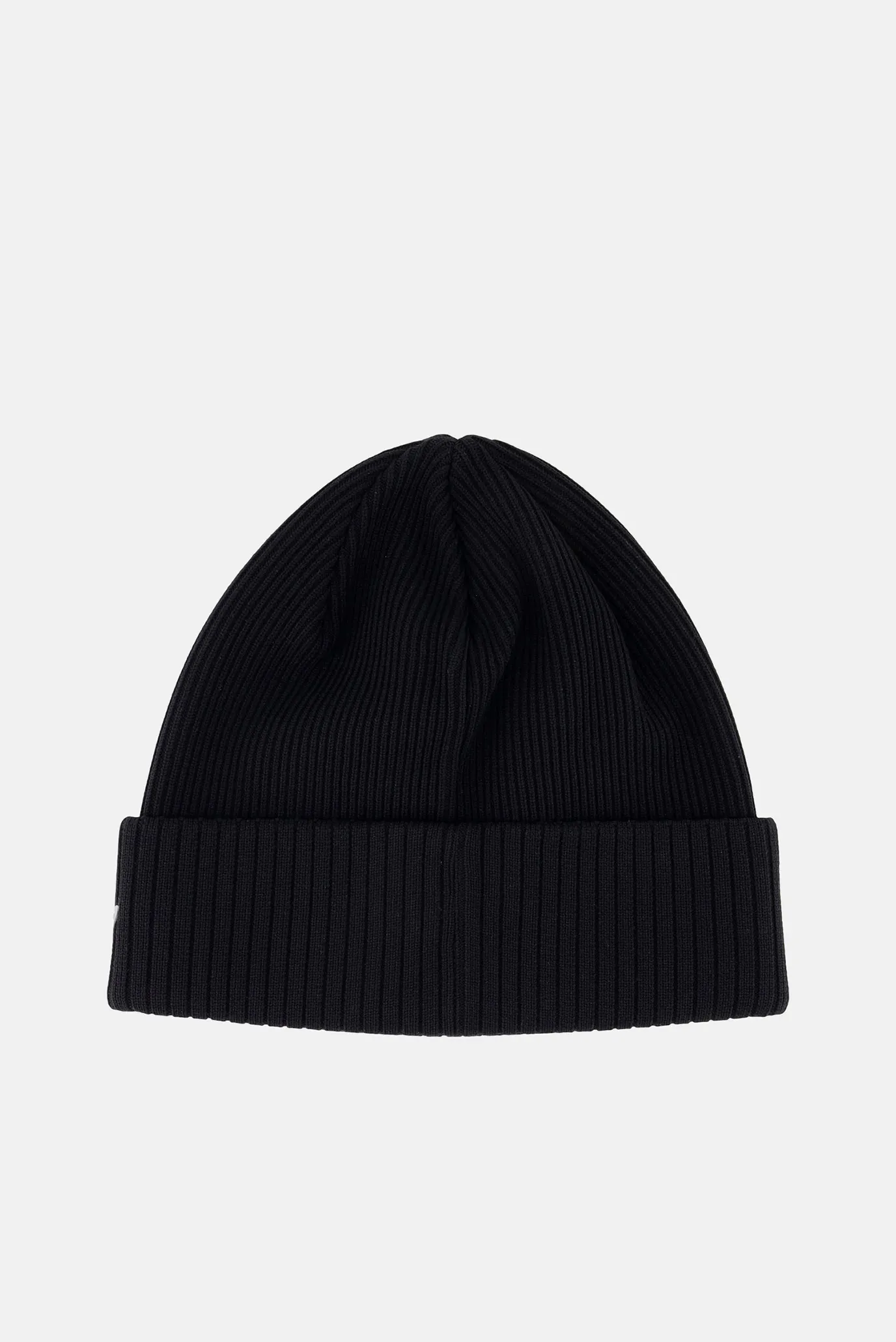 Черная шапка Striped Knit Hat 2