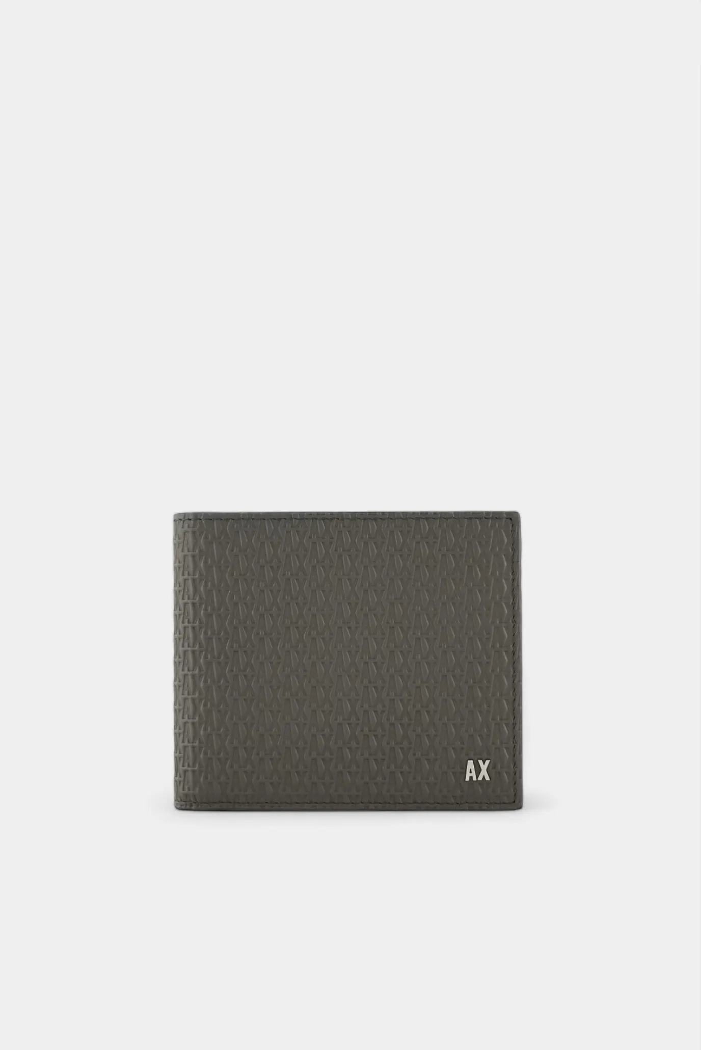 Чоловічий сірий гаманець 1