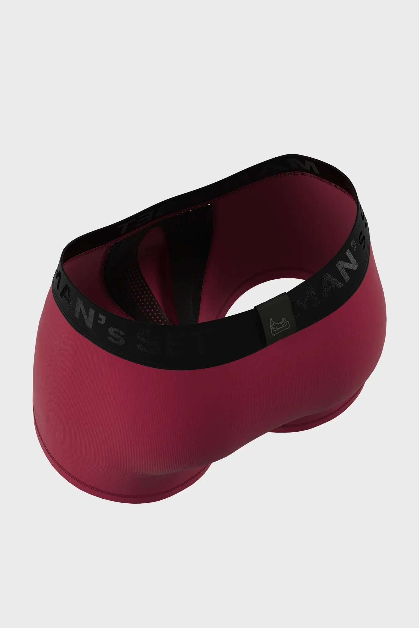 Мужские бордовые трусы Anatomic Classic Light Black Series 4