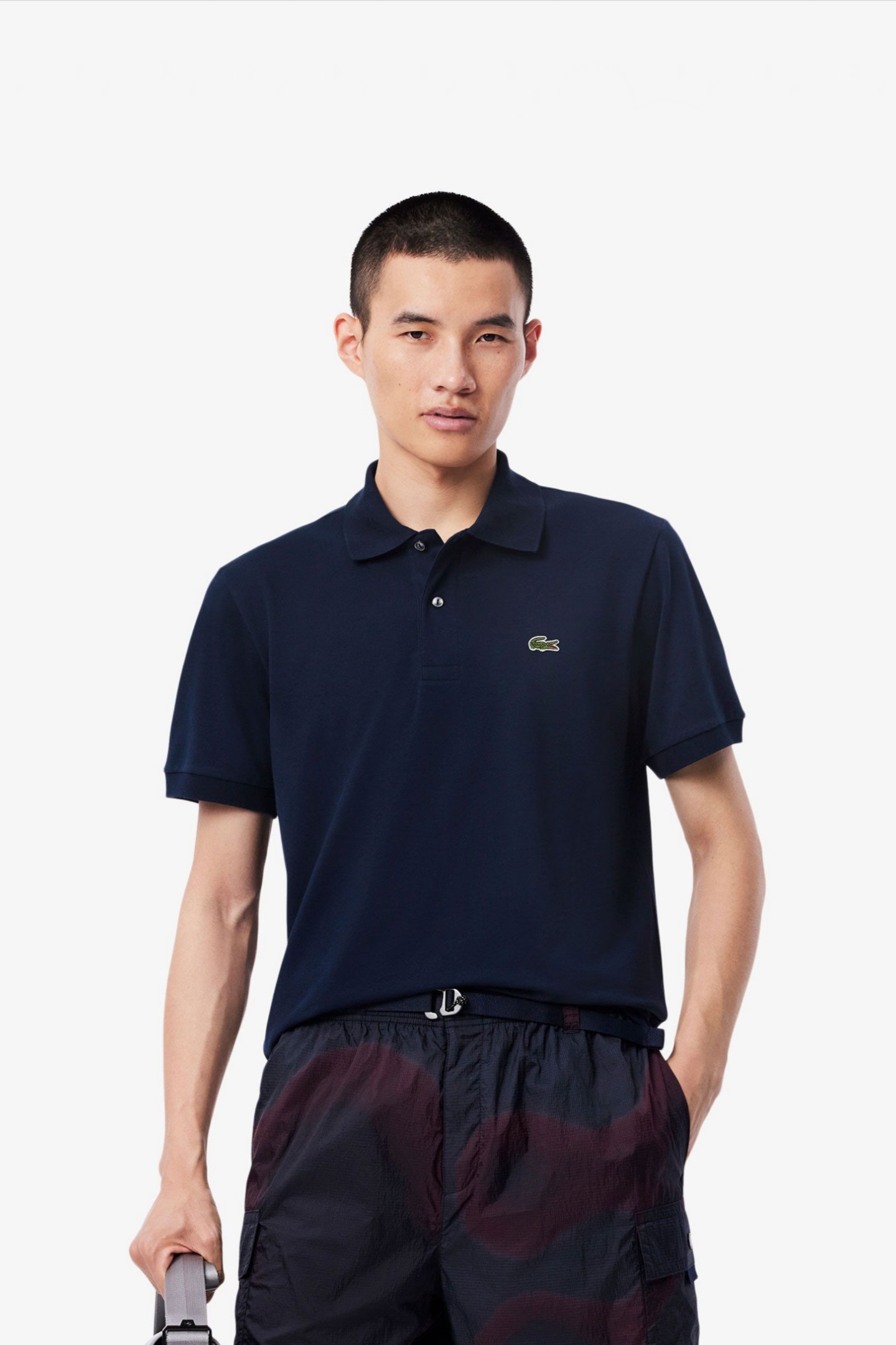 Мужское синее поло Синий L Lacoste PH9851166 Мужское синее поло Синий L Lacoste PH9851166