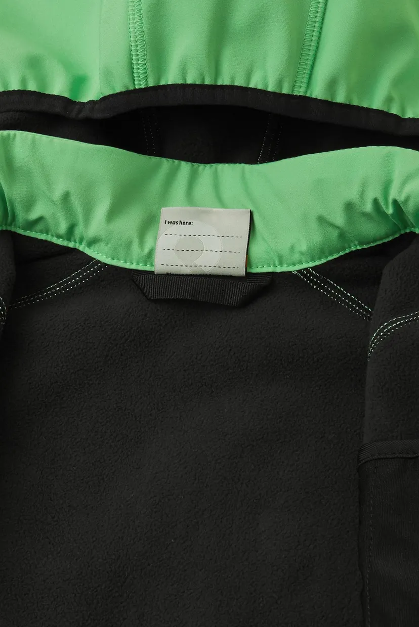 Дитяча салатова куртка Softshell Vantti 5