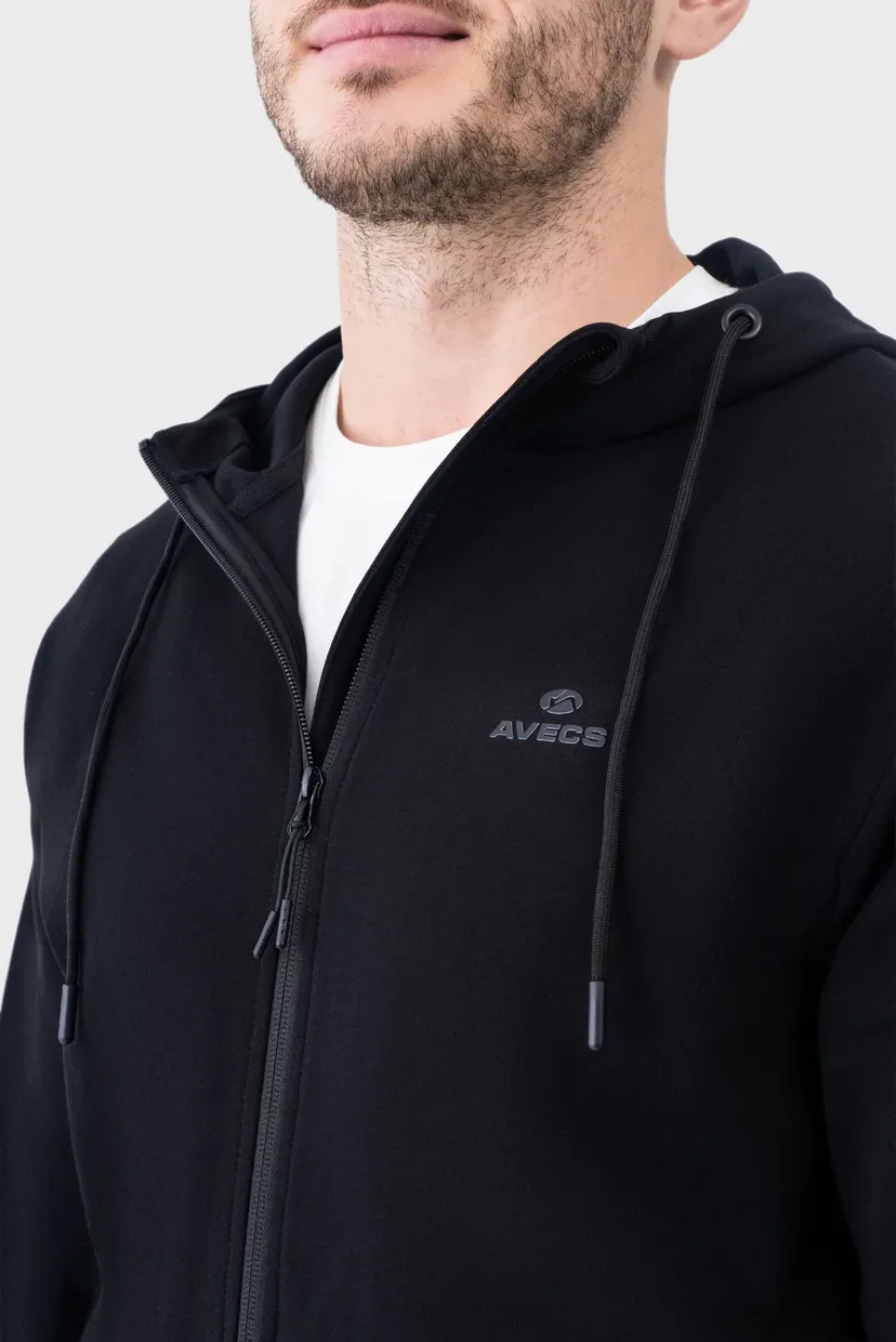 Чоловічий чорний Спортивний костюм (кофта, штаны) Tracksuit 7