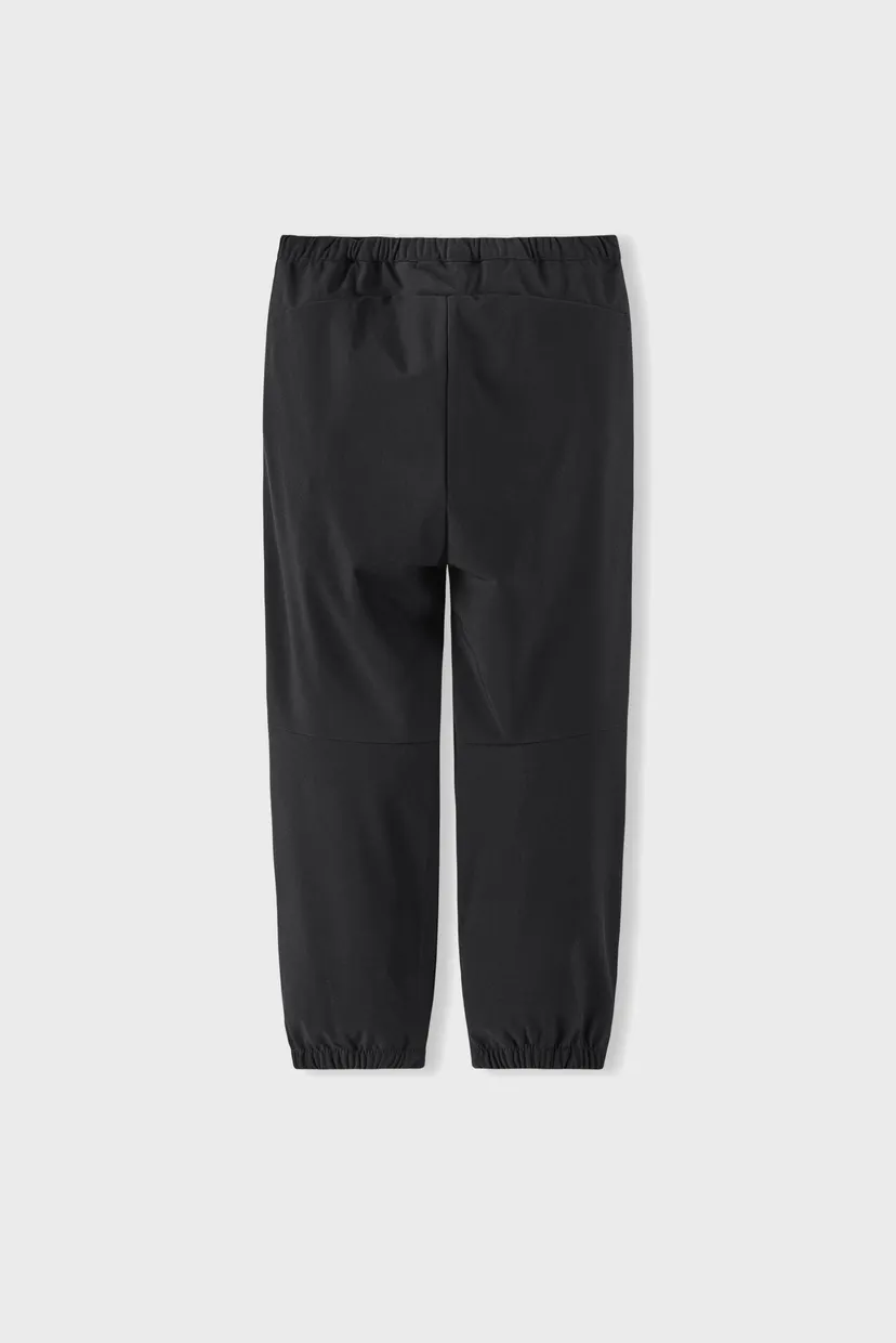 Детские черные брюки Softshell Menen 3