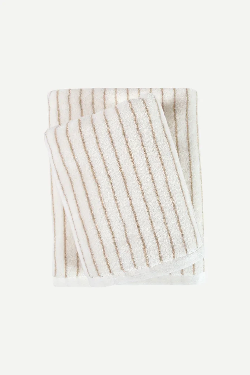 Рушник Готель Premium - Microcotton Stripe Ecru-Kahve 90X150 550 г/м² 3