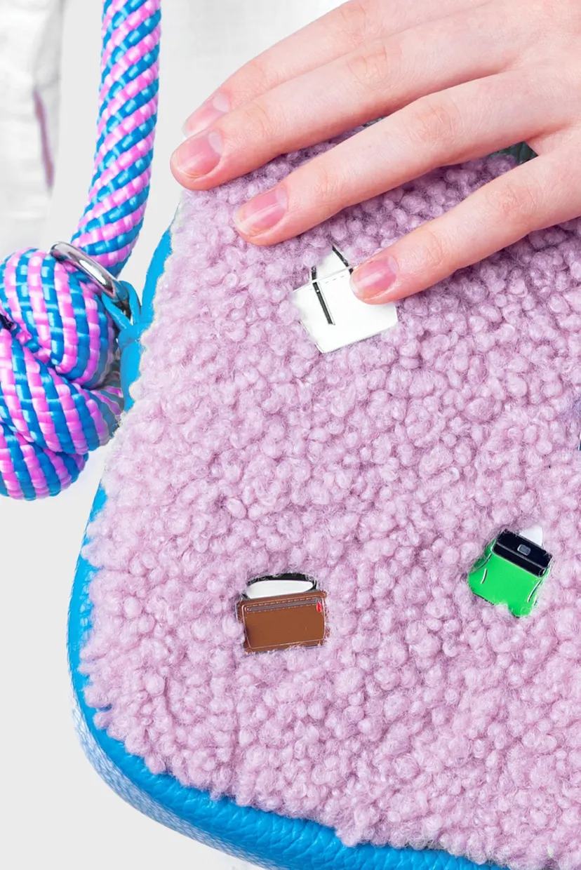 Жіноча рожева сумка X3.mini 4