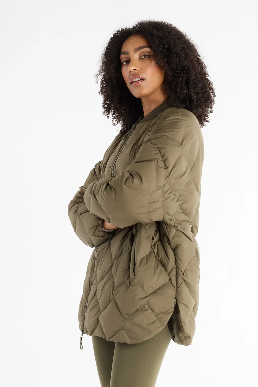 Жіноча зелена куртка Pinnacle Bomber 3