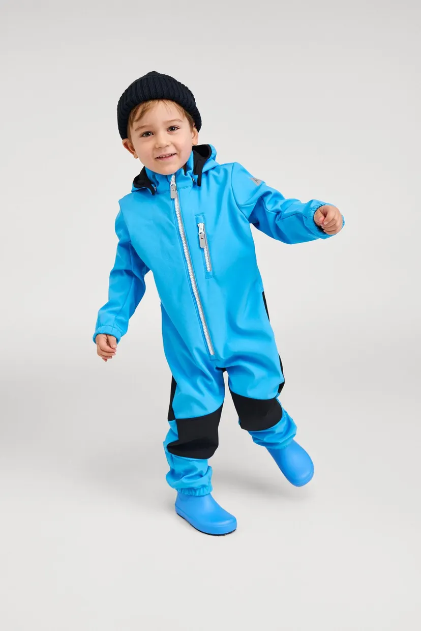 Детский синий комбинезон Softshell Nurmes 6