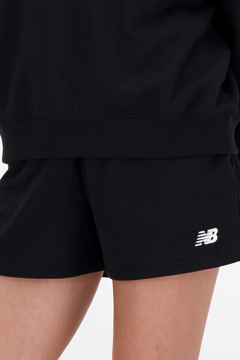 Женские черные шорты NB Small Logo 5