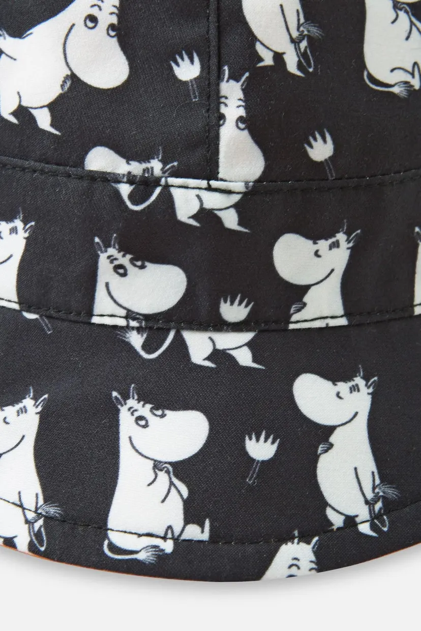Дитяча чорна панама Moomin Solskydd 7