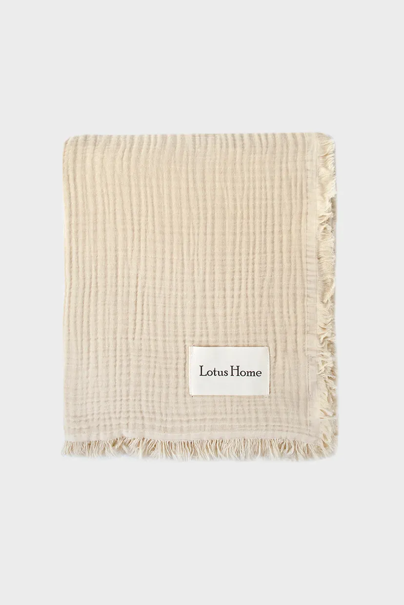 Покривало - Napa muslin beige 200Х220 3