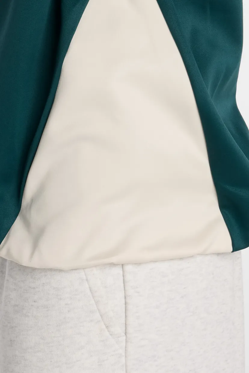Жіночий бірюзовий реглан Satin Woven Pullover 5