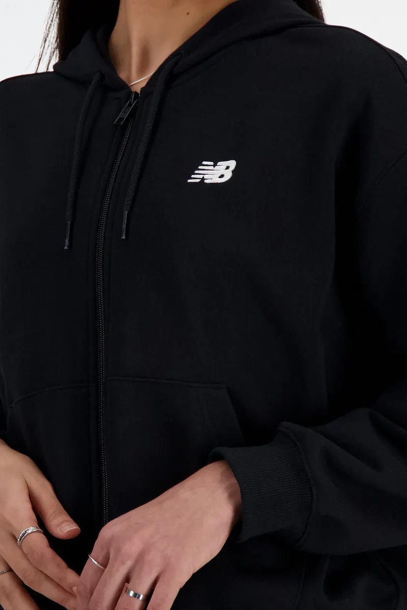 Жіноче чорне худі NB Small Logo 4