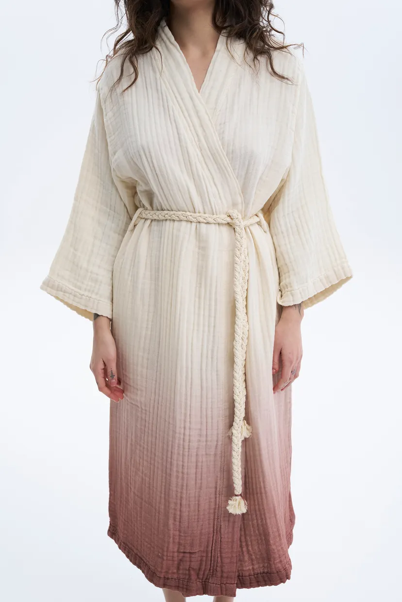 Женский халат Nitra muslin beige 3