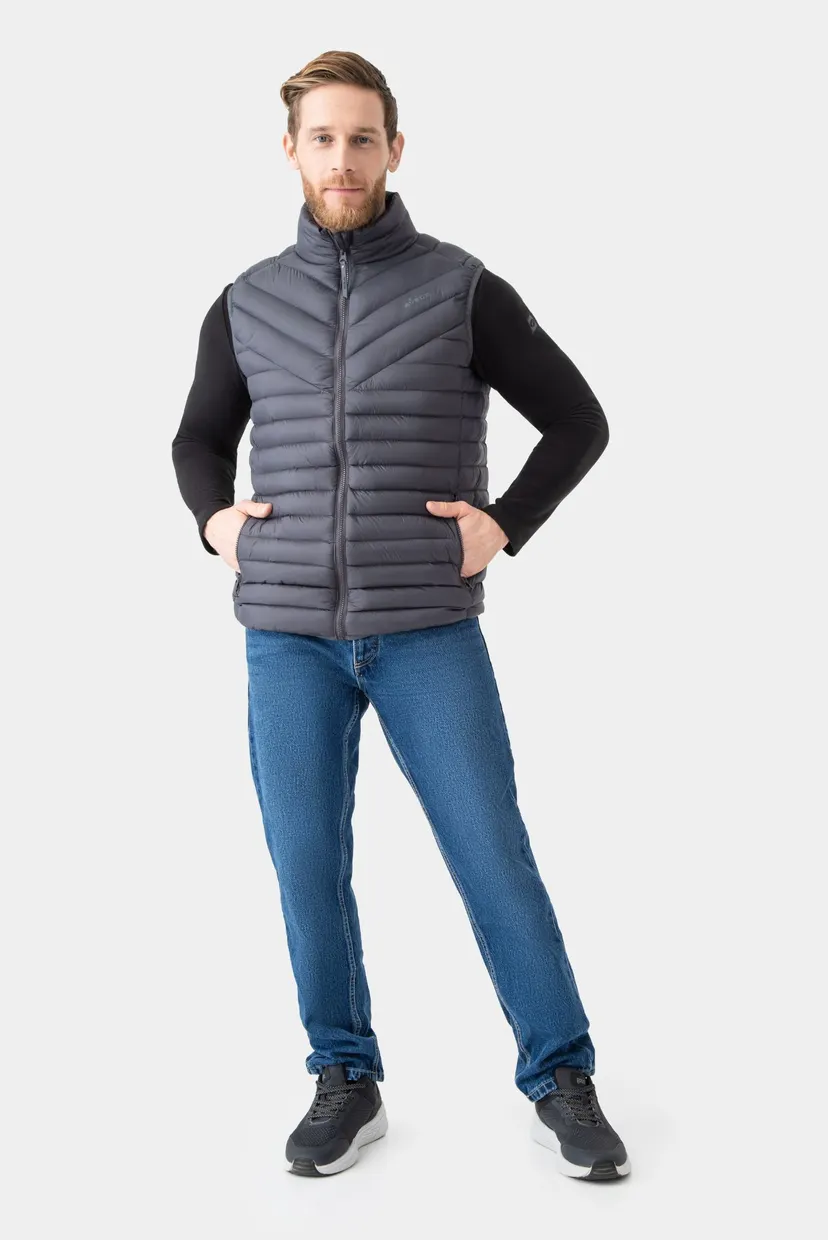 Чоловічий сірий жилет Vest 3