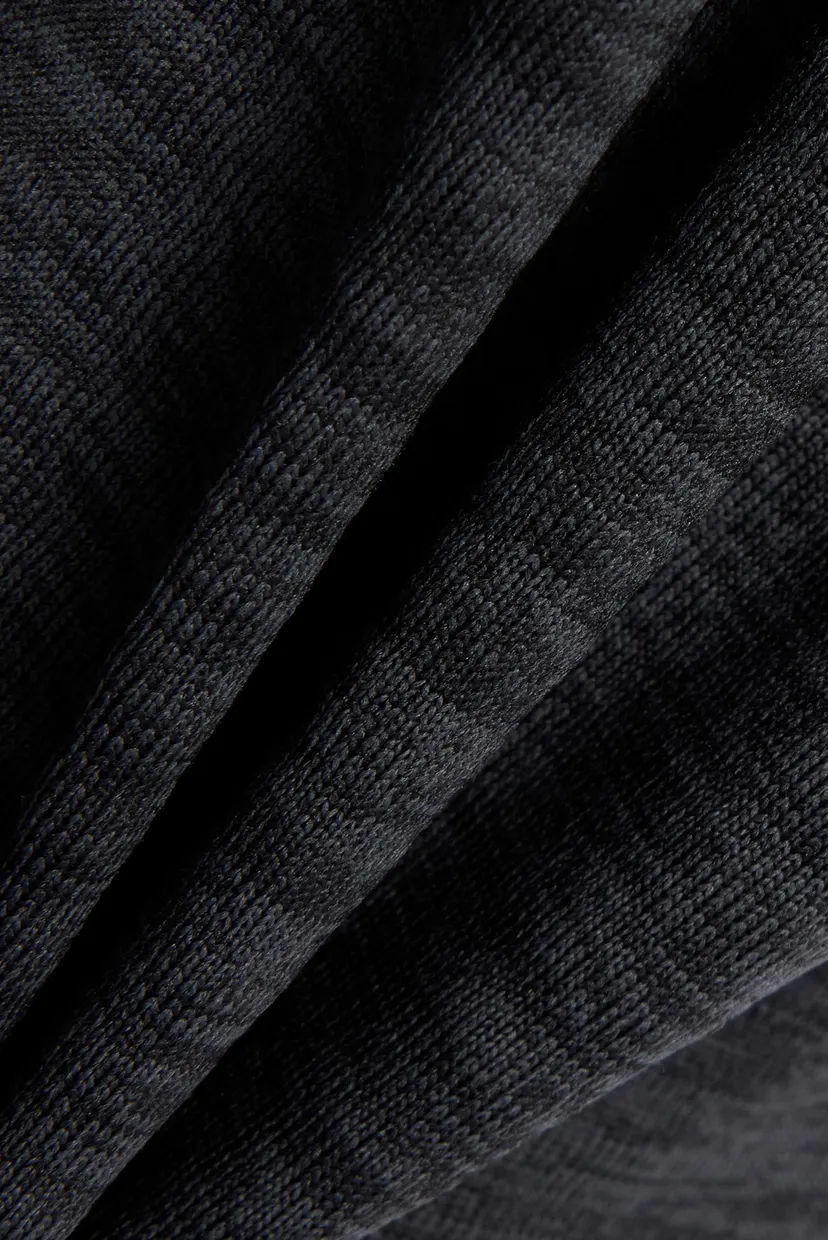 Чоловіче чорне худі Grid Balaclava 7