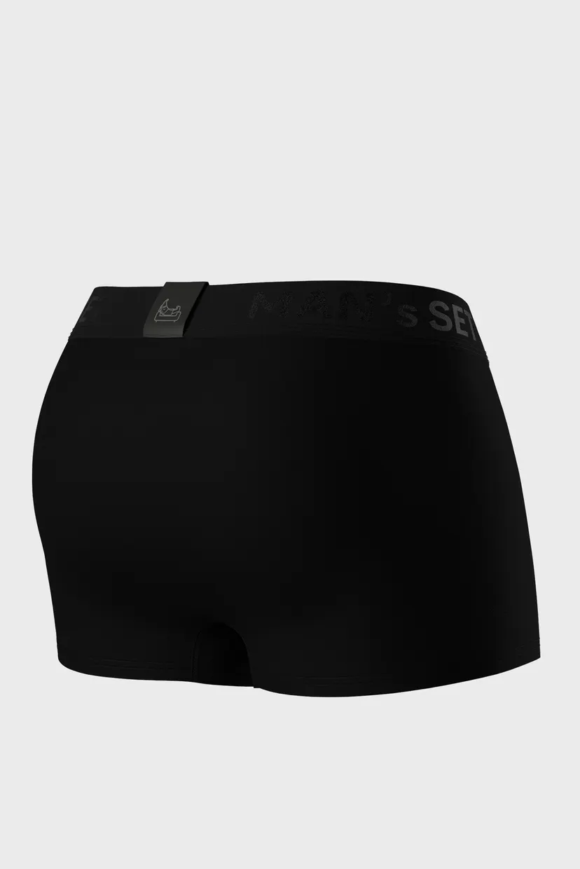 Мужские черные трусы Anatomic Classic Black Series Micromodal 4