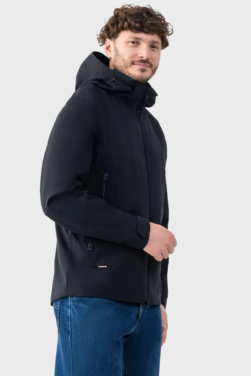 Мужская чёрная куртка jacket 4