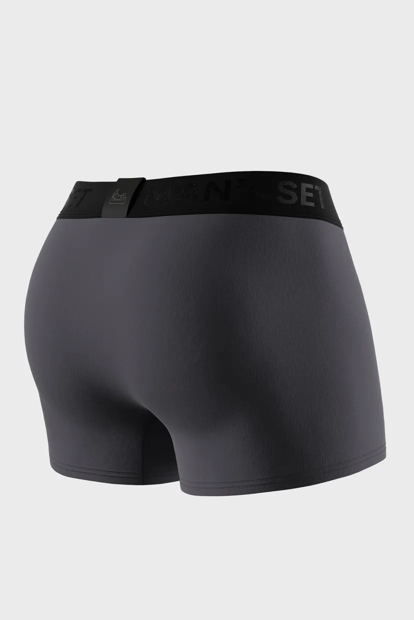 Мужские серые трусы Anatomic Classic 2.0 Black Series 4