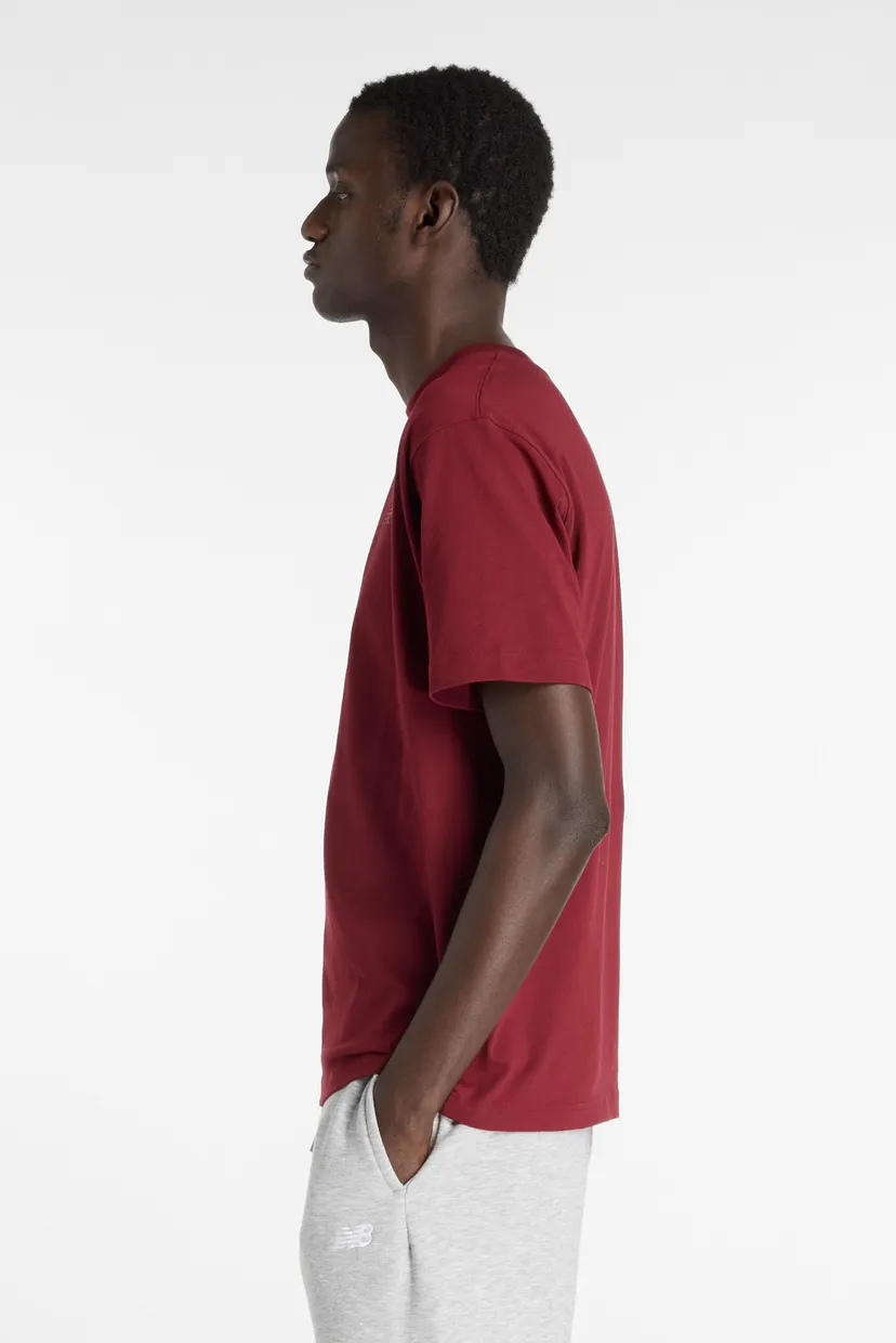 Чоловіча бордова футболка Athletics Cotton 3
