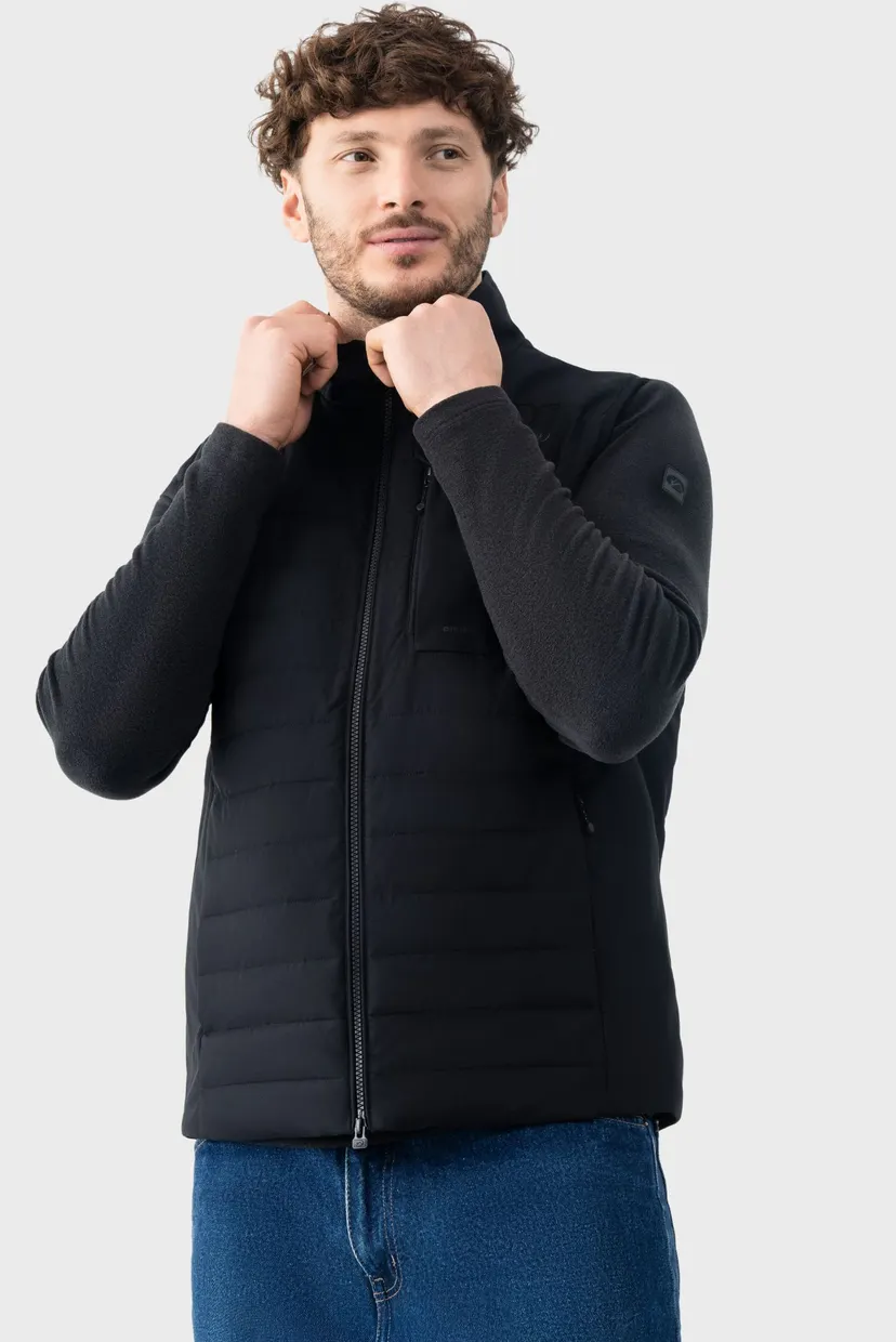 Чоловічий чорний жилет  vest 6