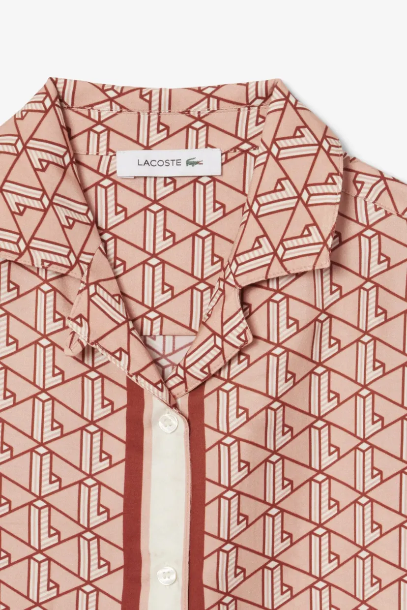 Женская бордавая рубашка Monogram 4