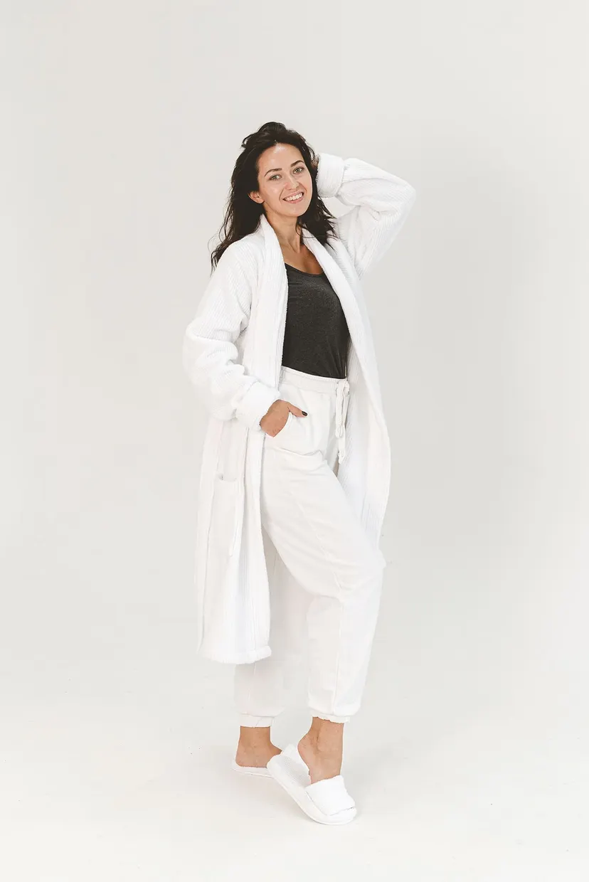 Білий халат Bold white (унісекс) 6