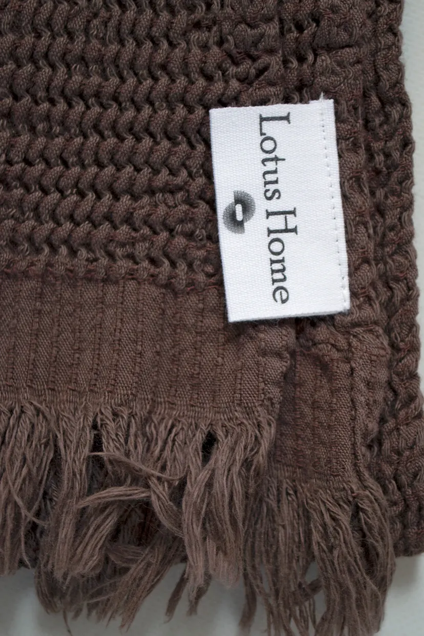 Рушник - Rius dark brown темно-коричневий 90X170 3