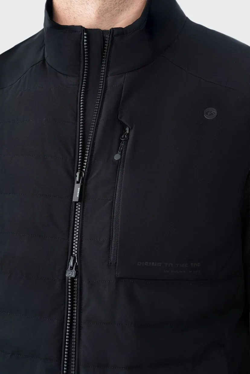 Чоловічий чорний жилет  vest 7