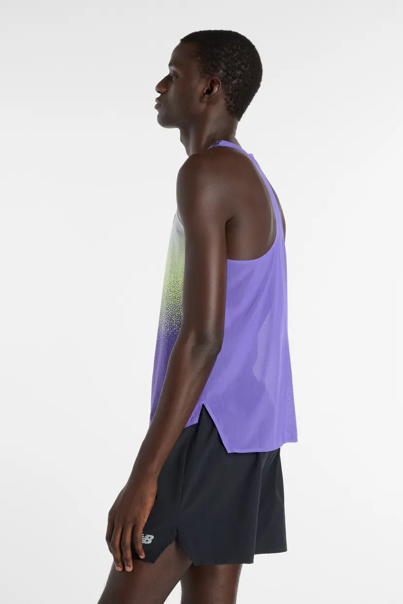 Мужская фиолетовая майка Race Day Ultra Light Printed 3