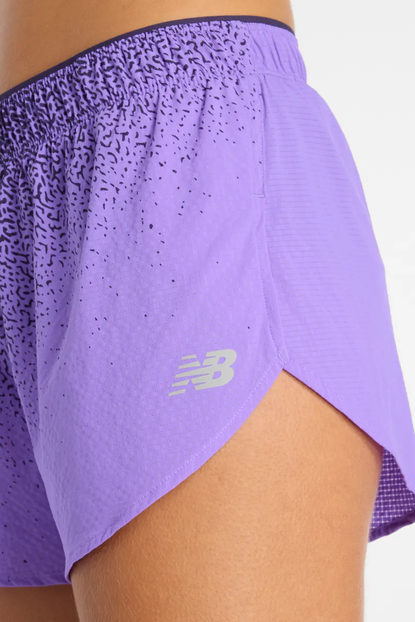 Жіночі фіолетові шорти RC Ultra Light Printed Short 3'' 6