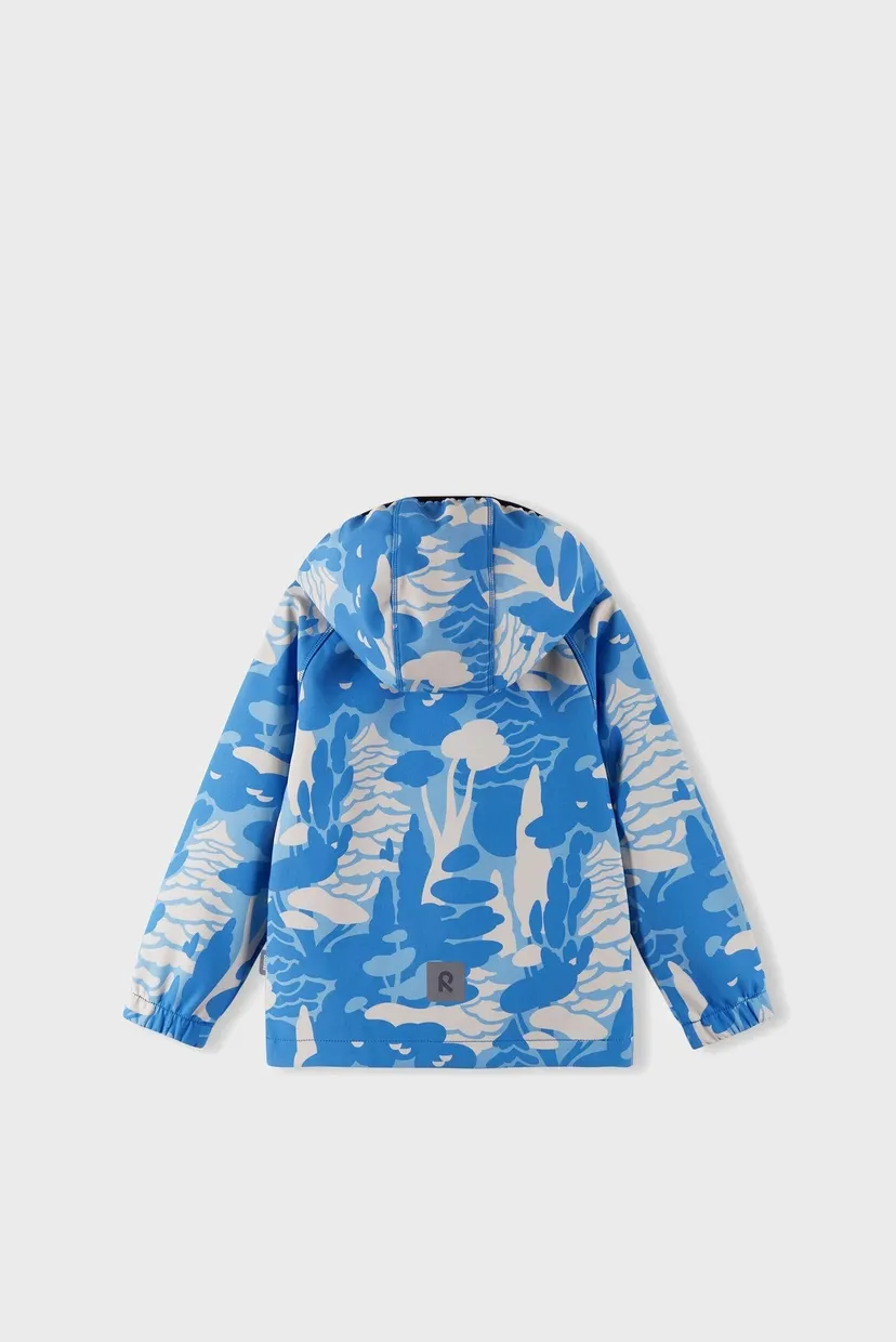 Детская синяя куртка Softshell Vantti 3