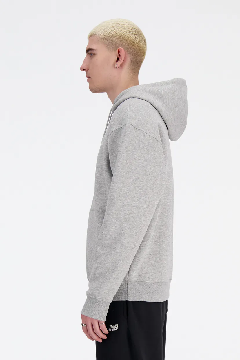 Мужское серое худи NB Small Logo 3
