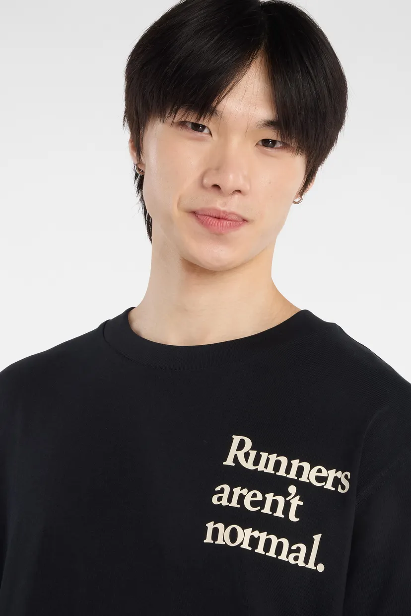 Чоловіча чорна футболка Runners Arent Normal 6