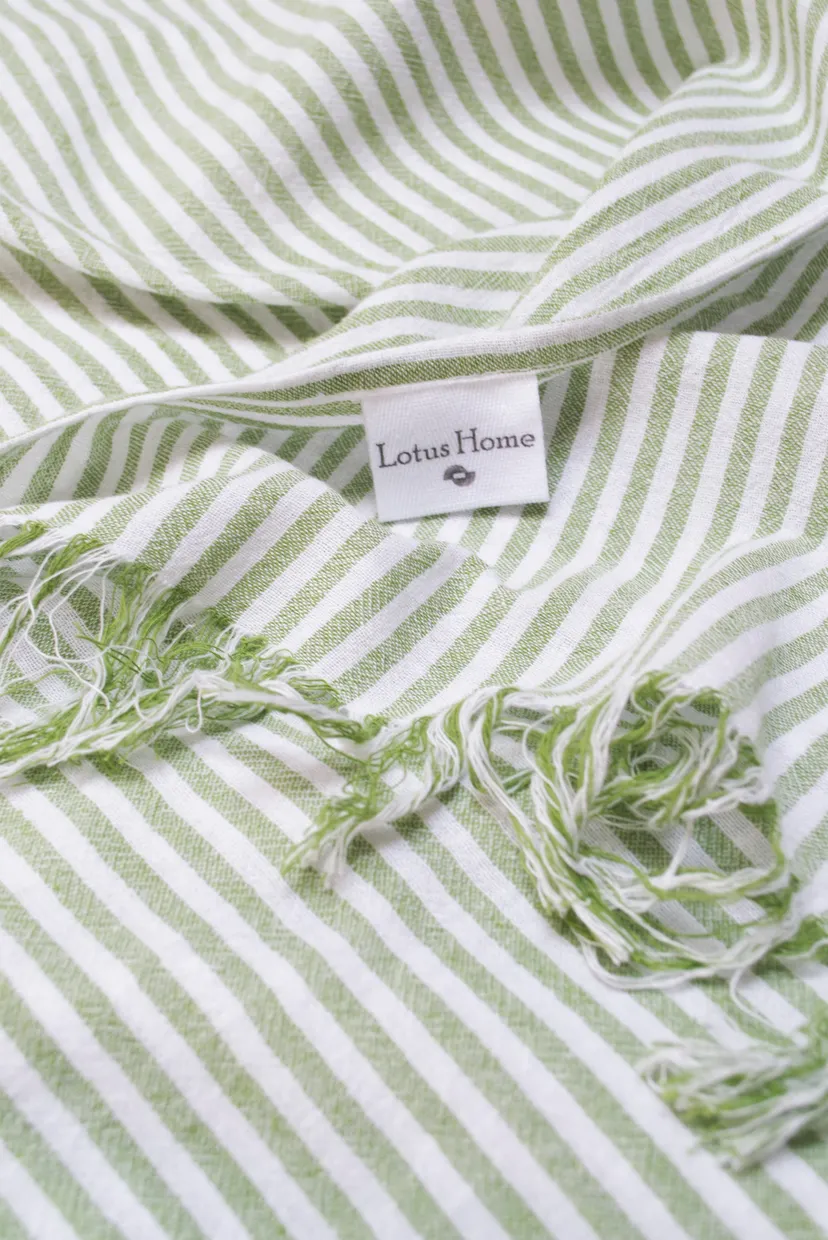Полотенце Pestemal - Argosa stripe green 85X175 3