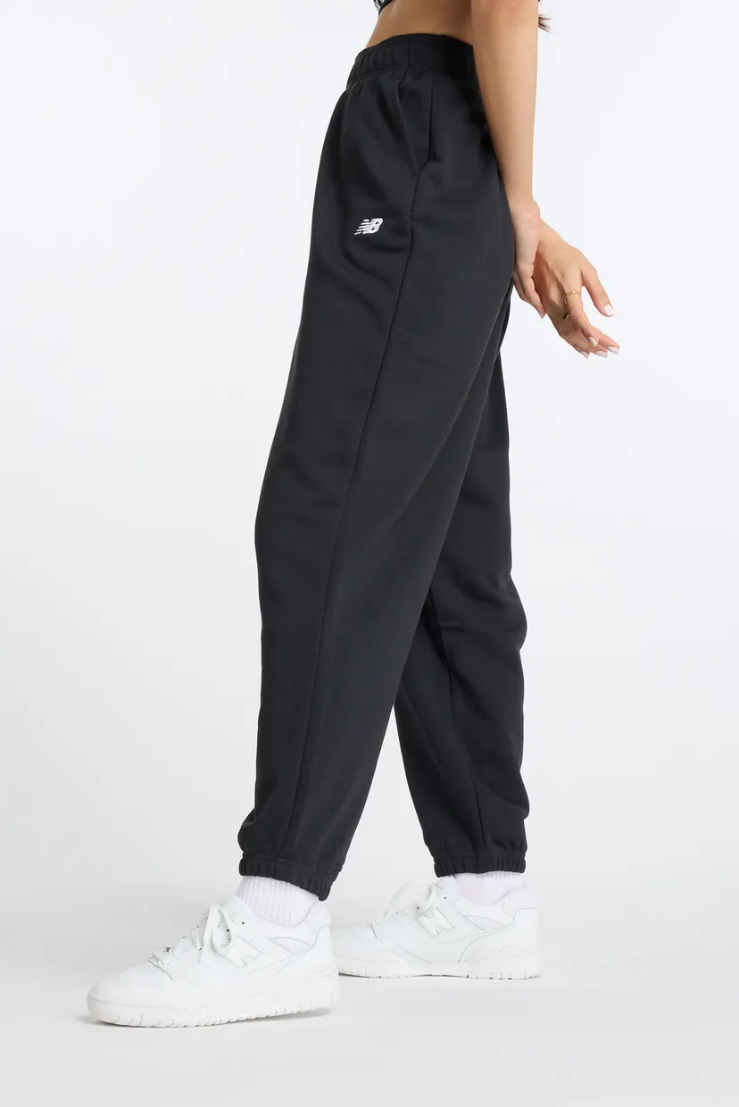 Женские черные  спортивные брюки NB Small Logo 3