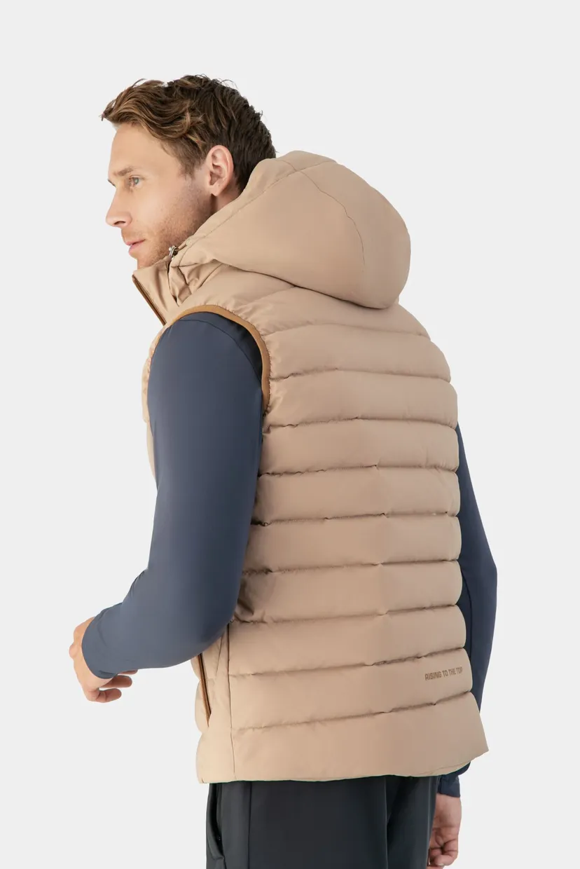 Чоловічій коричневий жилет Vest 3