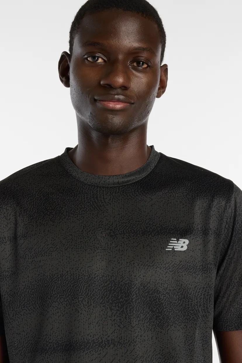 Чоловіча чорна футболка Athletics Printed 5