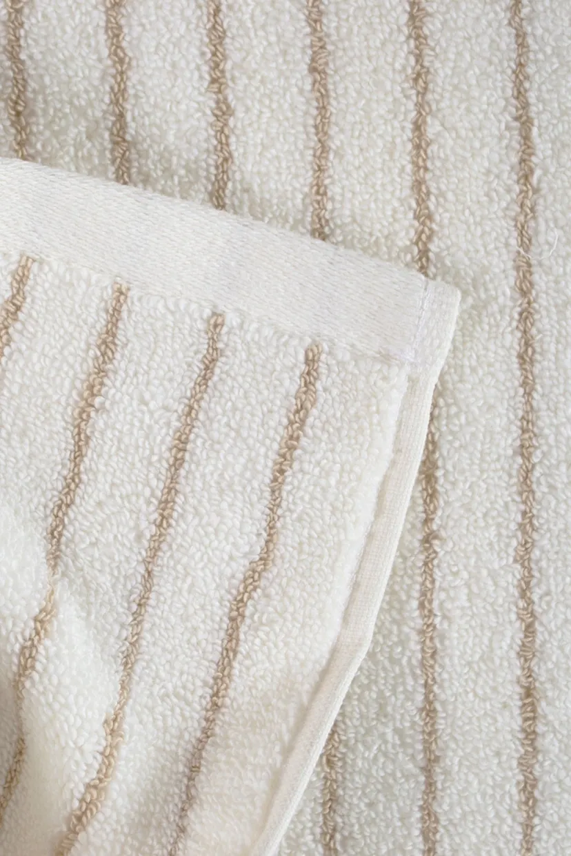 Полотенце Отель Premium - Microcotton Stripe Ecru-Kahve 50X90 550 г/м² 5