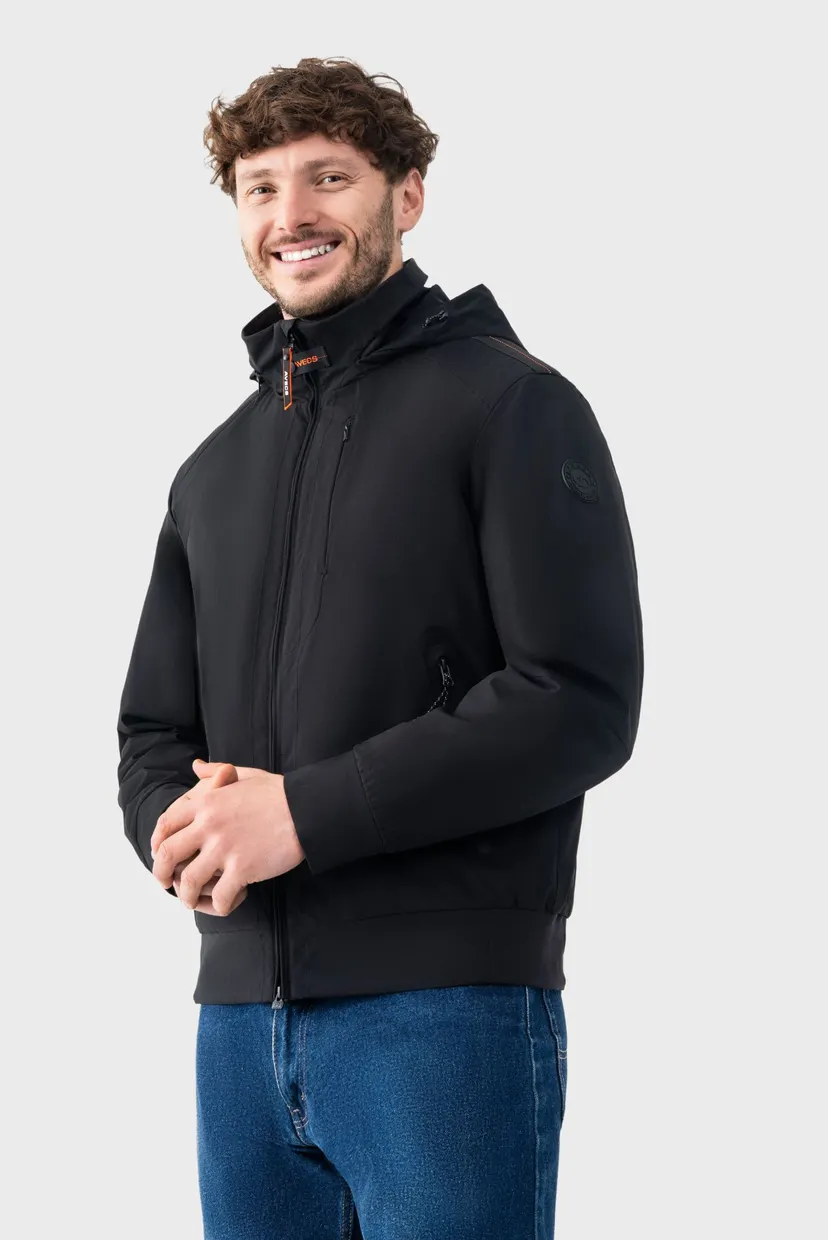 Чоловіча чорна куртка  jacket 7
