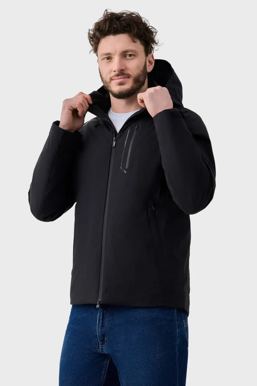 Мужская черная куртка  jacket 5
