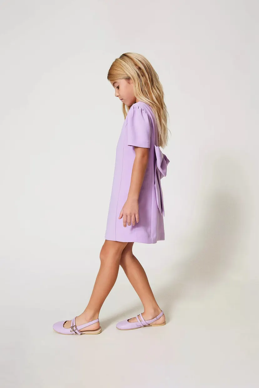 Детское фиолетовое платье TWINSET Girl 4