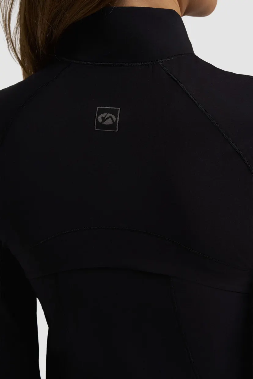Жіноча спортивна кофта чорна sport jacket 10