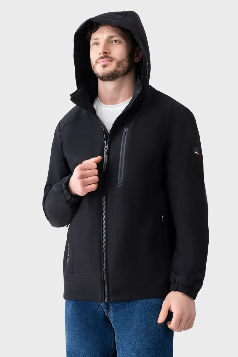Мужская черная куртка  jacket 5