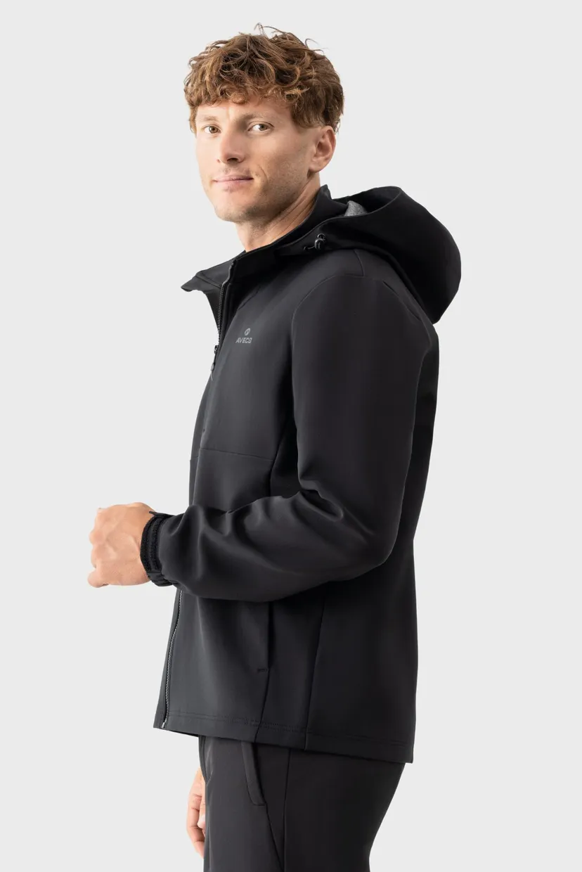 Чоловіча чорна вітровка windbreaker 5