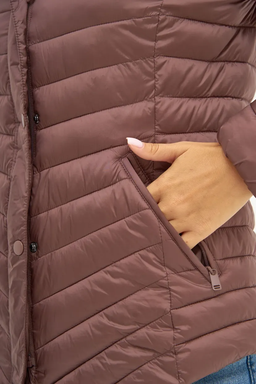 Жіноча кавова вітровка windbreaker 6