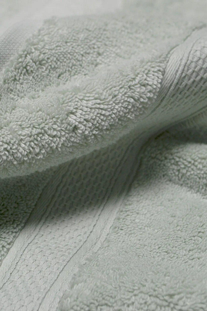 Полотенце махровое - Grand soft twist green зеленый 50X90 3