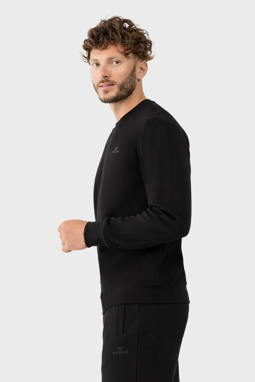 Чоловічий чорний свiтшот Sweatshirt 3