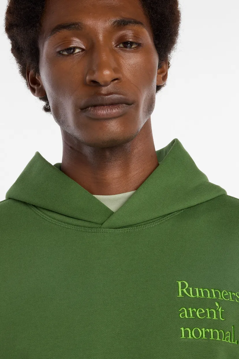 Чоловіче зелене худі Athletics Runners Arent Normal 4